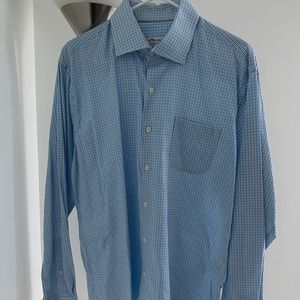 Peter Millar - Men's Shirt - Blue (Large)